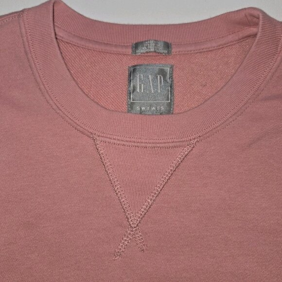Gap Womens Large Vintage Soft Crew Neck Pink Sweatshirt V300782 H020 Oversized - Picture 2 of 11